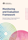 Monitoring and evaluation framework cover page thumbnail